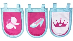 Discount 3 opbergzakjes Princess Pino/Scott Kinderkamer Accessoires