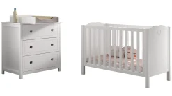 Discount Babyledikant Amori met commode en opzet Babybed