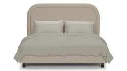 Clearance Bed Amber - Linen touch Bedframe