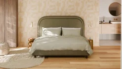 Clearance Bed Amber - Velvet glow Bedframe