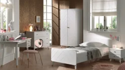 Hot Bed Billy met nachtkast, bureau en commode 3 laden Kinderbed|Kinderbed