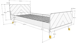 Hot Bed Billy met nachtkast en bureau Kinderbed|Kinderbed
