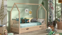 Clearance Bed Cabane met hekje en slaaplade Bedhuisje|Kinderbed