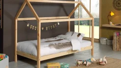 New Bed Dallas met dak Bedhuisje|Kinderbed