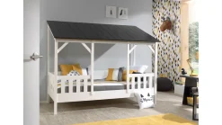 Best Bed HuisBed inclusief vensterbanken en heel dak Bedhuisje|Kinderbed