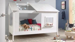 Best Bed HuisBed inclusief voorpaneel en half dak Bedhuisje|Kinderbed