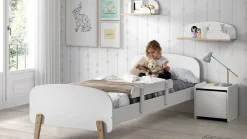 New Bed Kiddy inclusief nachtkast en uitvalbeveiliging Kinderbed|Kinderbed