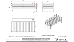Outlet Bed Margrit 90 Kinderbed|Kinderbed
