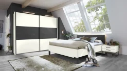 Online Bed Ragnar met hoofdbord gestoffeerd Bedframe