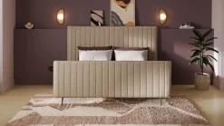 Sale Bed Ruby - Linen touch Bedframe