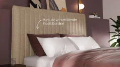 Sale Bed Ruby - Linen touch Bedframe