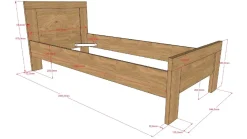 Discount Bed Sam met nachtkast Kinderbed|Kinderbed