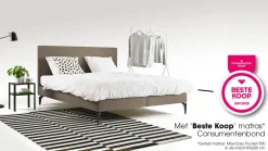Discount Boxspring Cisano met Easy Pocket 300 matras Boxspring Op Voorraad|Vlakke Boxspring
