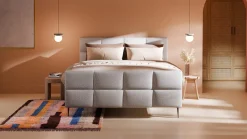 New Boxspring Crystal - Linen touch Vlakke Boxspring