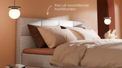New Boxspring Crystal - Linen touch Vlakke Boxspring