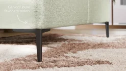 Hot Boxspring Emerald - Bold touch Vlakke Boxspring