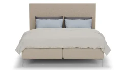 New Boxspring Emerald met Silver Pocket Deluxe Foam matras Boxspring Op Voorraad|Vlakke Boxspring