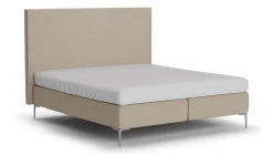 New Boxspring Emerald met Silver Pocket Deluxe Foam matras Boxspring Op Voorraad|Vlakke Boxspring