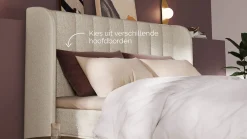 Discount Boxspring Ivory - Pure touch Vlakke Boxspring