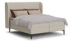 Boxspring Ivory - Soft teddy Vlakke Boxspring