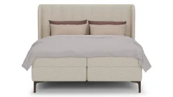 Boxspring Ivory - Soft teddy Vlakke Boxspring