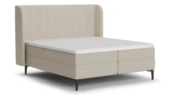 Boxspring Ivory - Soft teddy Vlakke Boxspring