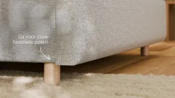 Best Boxspring Mica - Linen touch Vlakke Boxspring