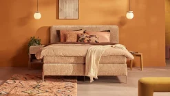 Hot Boxspring Quartz - Velvet motif Boxspring Op Voorraad|Vlakke Boxspring