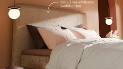 Hot Boxspring Quartz - Velvet motif Boxspring Op Voorraad|Vlakke Boxspring