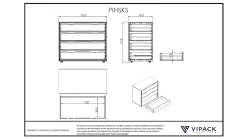 New Commode 4 laden Pino/Scott Commode|Ladekast
