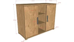 Outlet Commode Sam met 2 deuren Commode|Ladekast