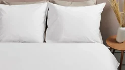 Clearance Dekbedovertrek Cotton Uni Wit Katoenen Dekbedovertrek