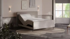Elektrische boxspring Glade - Natural linen Elektrische Boxspring