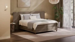 Outlet Elektrische boxspring Ridge - Warm wool Elektrische Boxspring