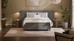 Sale Elektrische boxspring Ridge - Wool look Elektrische Boxspring