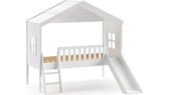New Halfhoogslaper HuisBed met glijbaan Bedhuisje|Halfhoogslaper