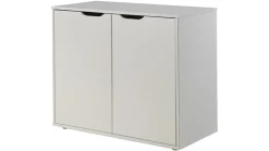 Halfhoogslaper Pino met commode 4 laden, commode 2 deuren, hangtablet en bureau Halfhoogslaper|Kinderbed