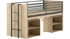 Sale Halfhoogslaper Sam met 2 boekenkasten Halfhoogslaper|Kinderbed