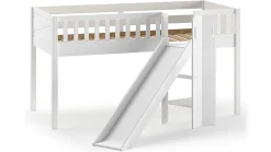 Discount Halfhoogslaper Scott met glijbaan Hoogslaper|Kinderbed