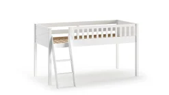 Sale Halfhoogslaper Scott met bureau en boekenkast Halfhoogslaper|Kinderbed