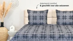 Discount Grey Tartan - dekbed zonder overtrek Dekbed Zonder Overtrek|Dekbed Met Vaste Hoes