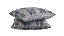 Grey Tartan - kussensloop (set van 2 stuks) Kussensloop|Dekbed Zonder Overtrek