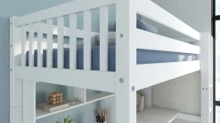 Hoogslaper Kris met bureau en opzet Hoogslaper|Kinderbed
