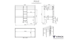 Outlet Hoogslaper Pino Hoogslaper|Kinderbed