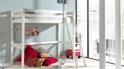 Clearance Hoogslaper Pino mezzanine met boekenkast Hoogslaper|Kinderbed