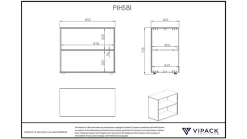 Clearance Hoogslaper Pino mezzanine met boekenkast Hoogslaper|Kinderbed