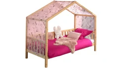 Clearance Huisbed Dallas met textielset Kajuitbed|Kinderbed