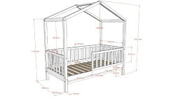 Huisbed Peuter Dallas Kajuitbed|Bedhuisje