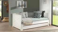 Sale Kajuitbed paneel uitschuifbaar Pino met lade Kajuitbed|Kinderbed