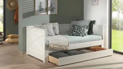 Sale Kajuitbed paneel uitschuifbaar Pino met lade Kajuitbed|Kinderbed